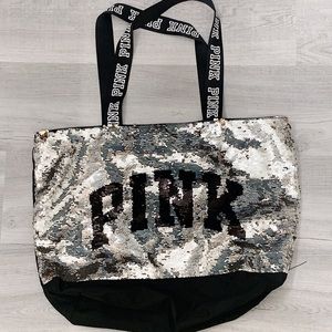 Victoria’s Secret PINK Flip Sequin Tote Bag